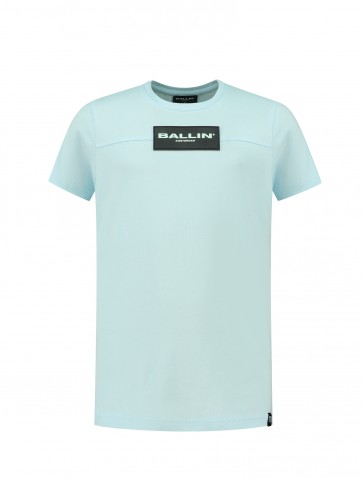 Ballin T-Shirt light blue logo black 