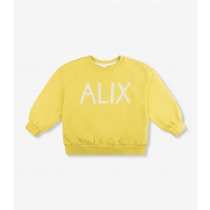 Alix mini on tour sweater lime yellow