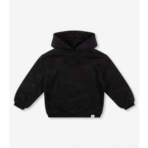 Alix mini painted hooded sweater black